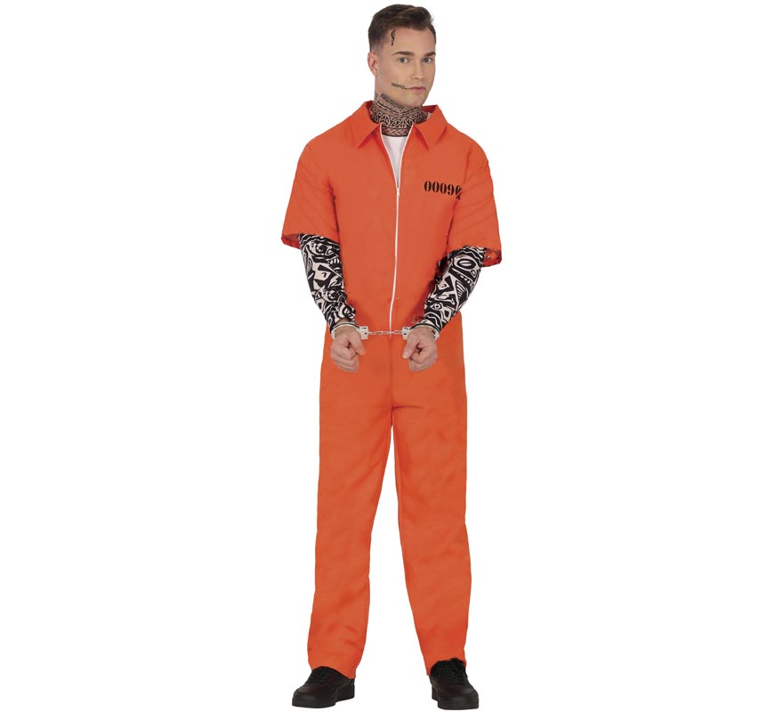 Tattooed Prisoner Costume for Men