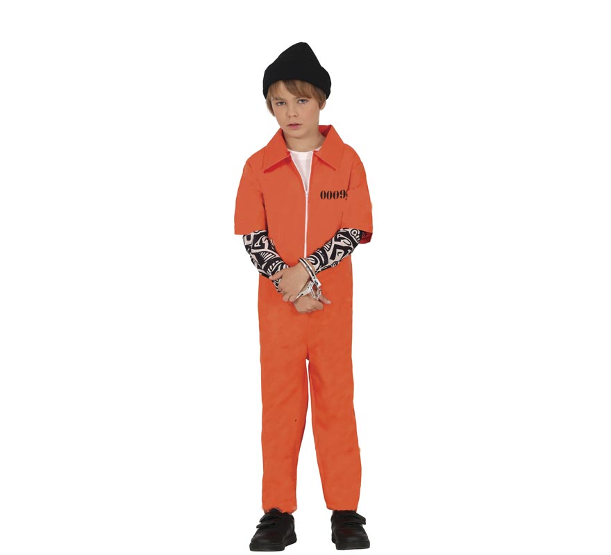 Tattooed Prisoner Costume for Kids