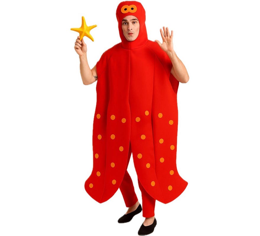 Fato de polvo vermelho para adultos