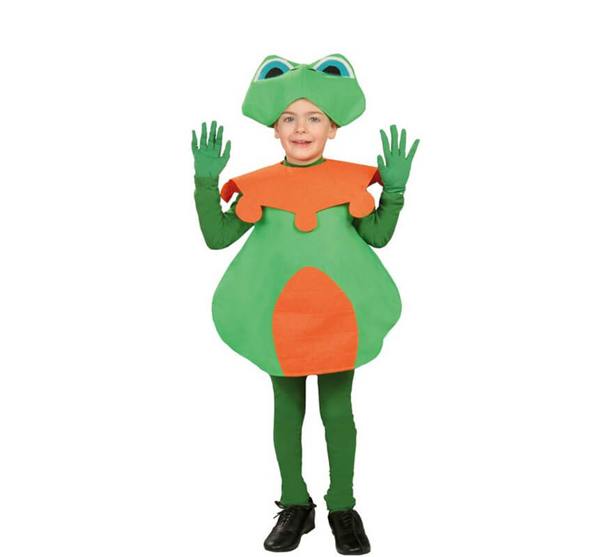 Disfraz de Ranita verde para niños