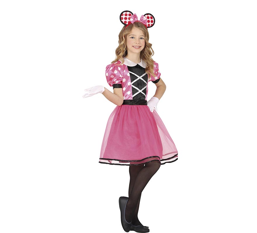 Pink mouse costume for girls