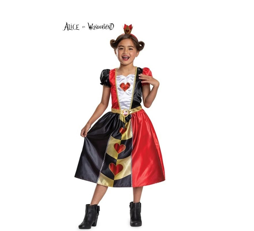 Classic Queen of Hearts costume for girls