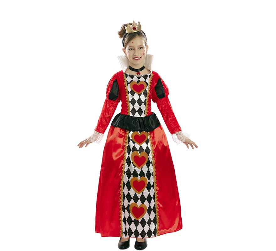 Queen of Hearts costume for girls