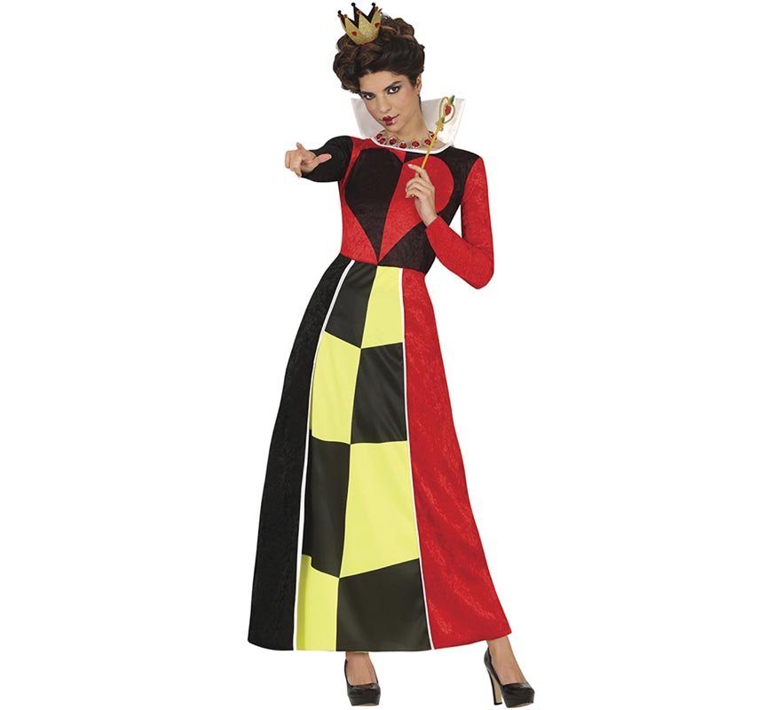 Red Queen of Hearts costume for women