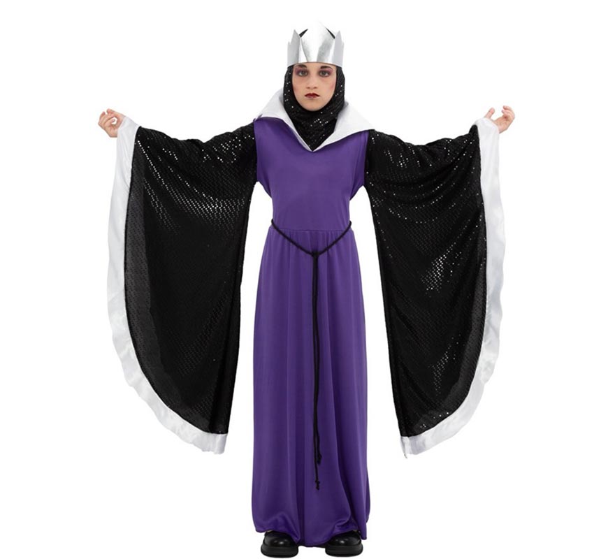 Disfraz de Reina Malvada para niña