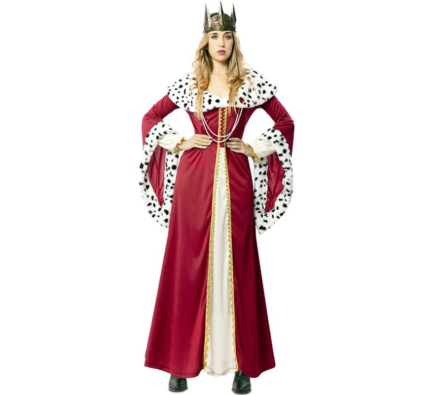 Women's Deluxe Printed Medieval Queen Costume