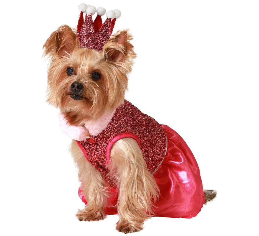 Pink Queen Dog Costume