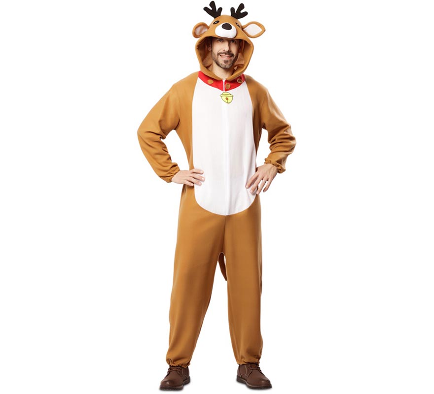 Brown Reindeer Costume for Adults