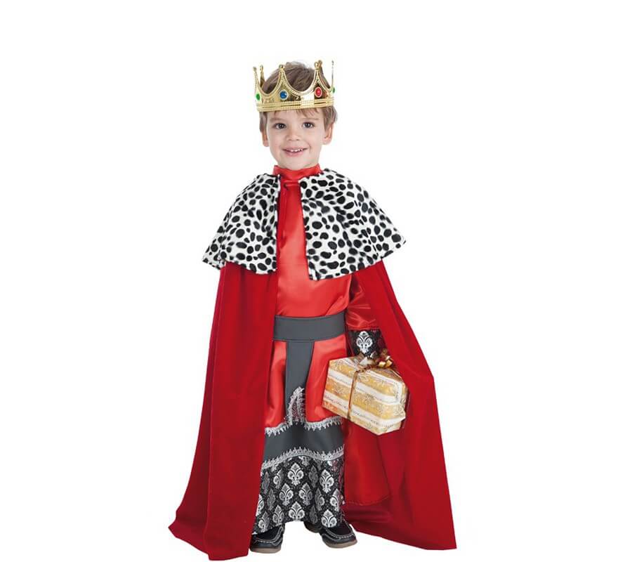 Lujo Mareo medio Disfraz de Rey Melchor para niño