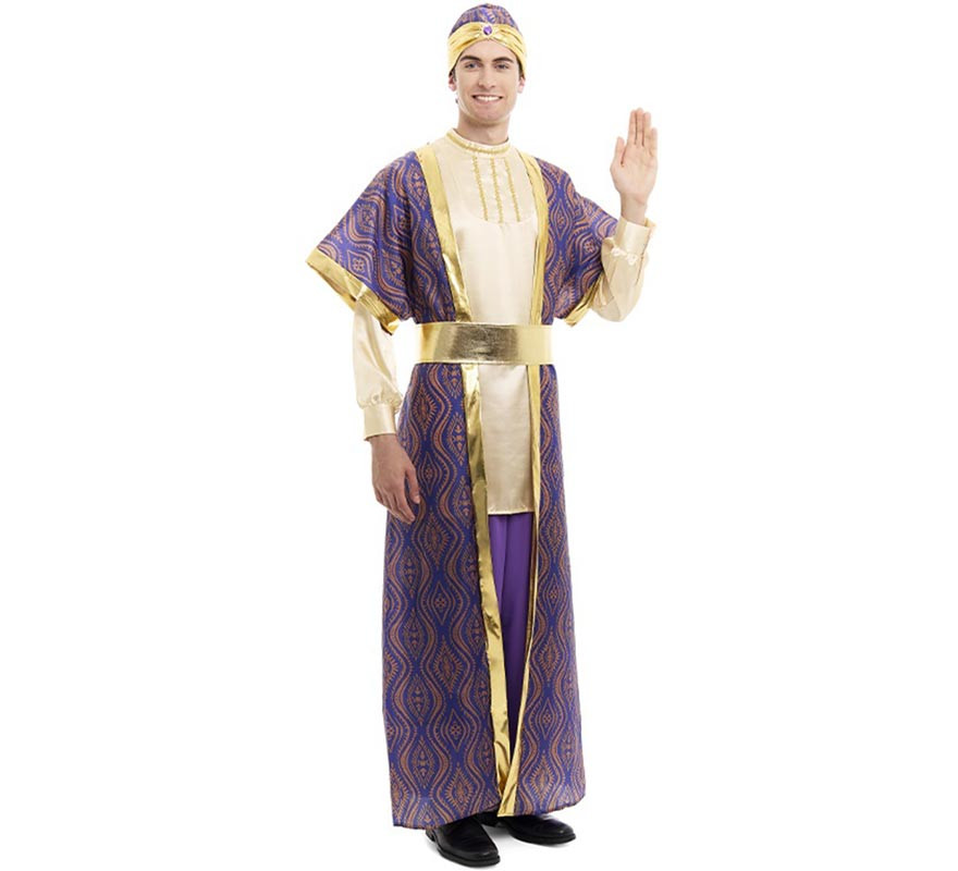 Purple King Balthazar costume for men