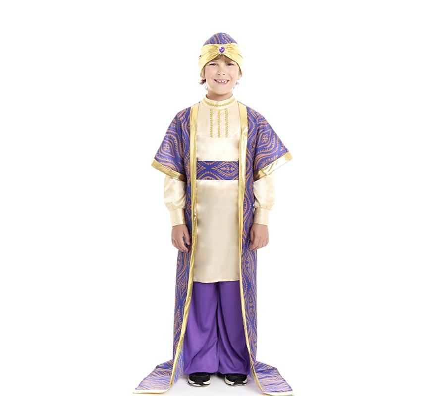 Purple King Balthazar costume for children