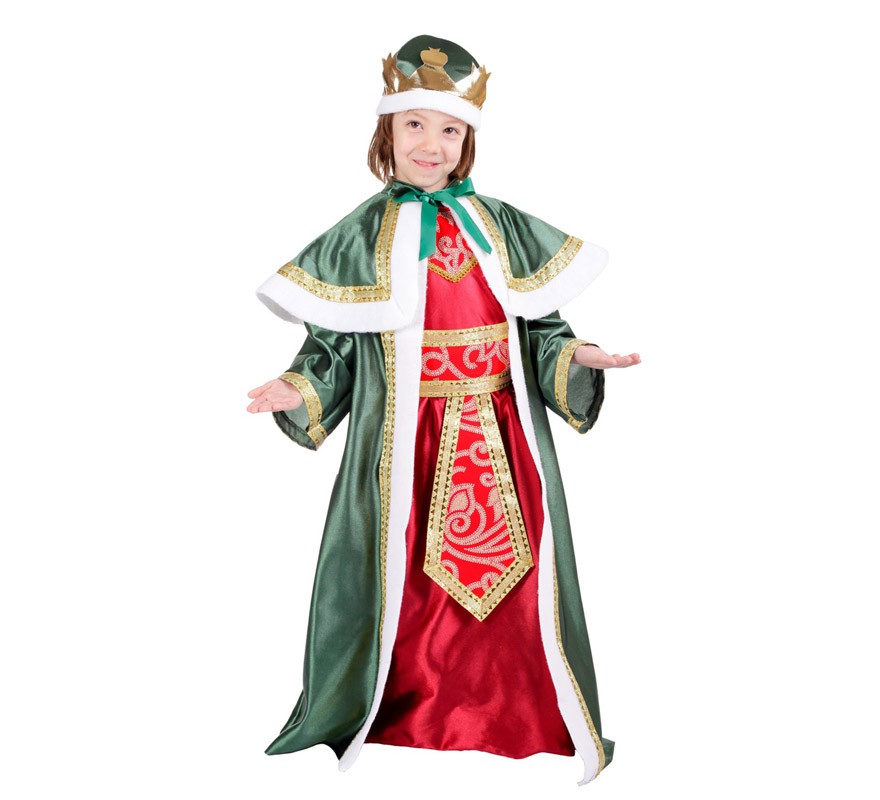 Disfraz de Rey Mago Gaspar para niños