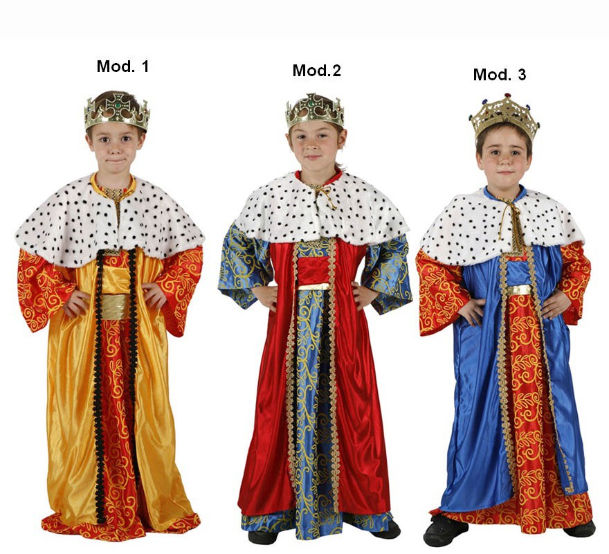 Disfraz de Rey Mago para niños de 3 a 4 años