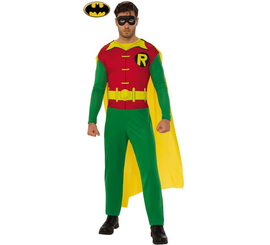 Reprimir Relajante Cercanamente Disfraz de Robin de Batman para hombre
