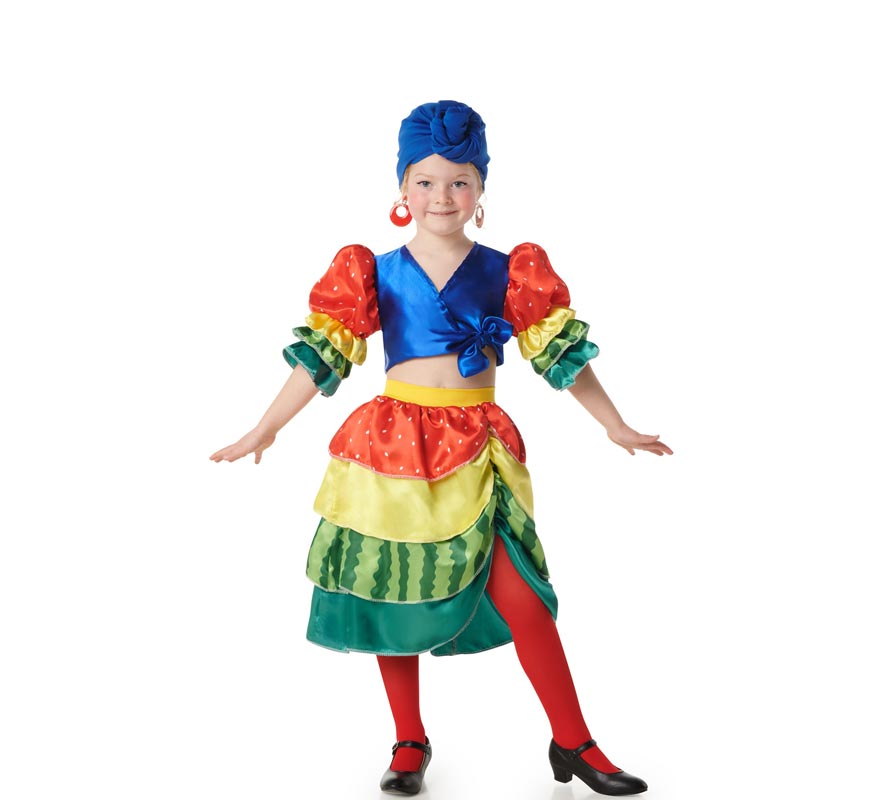 Caribbean Rumbera Costume for Girls