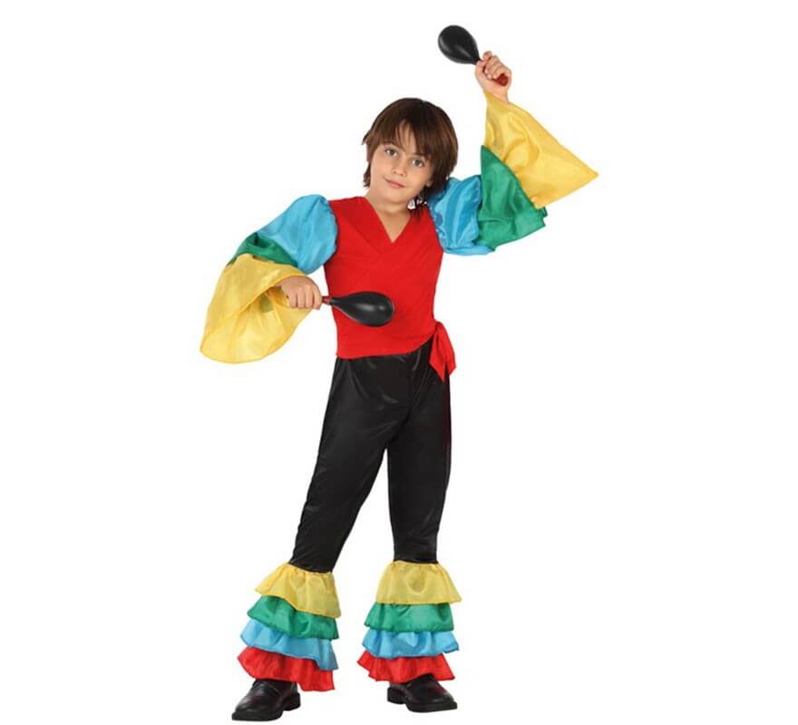 patrulla absorción Adviento Disfraz de Rumbero Multicolor para niño
