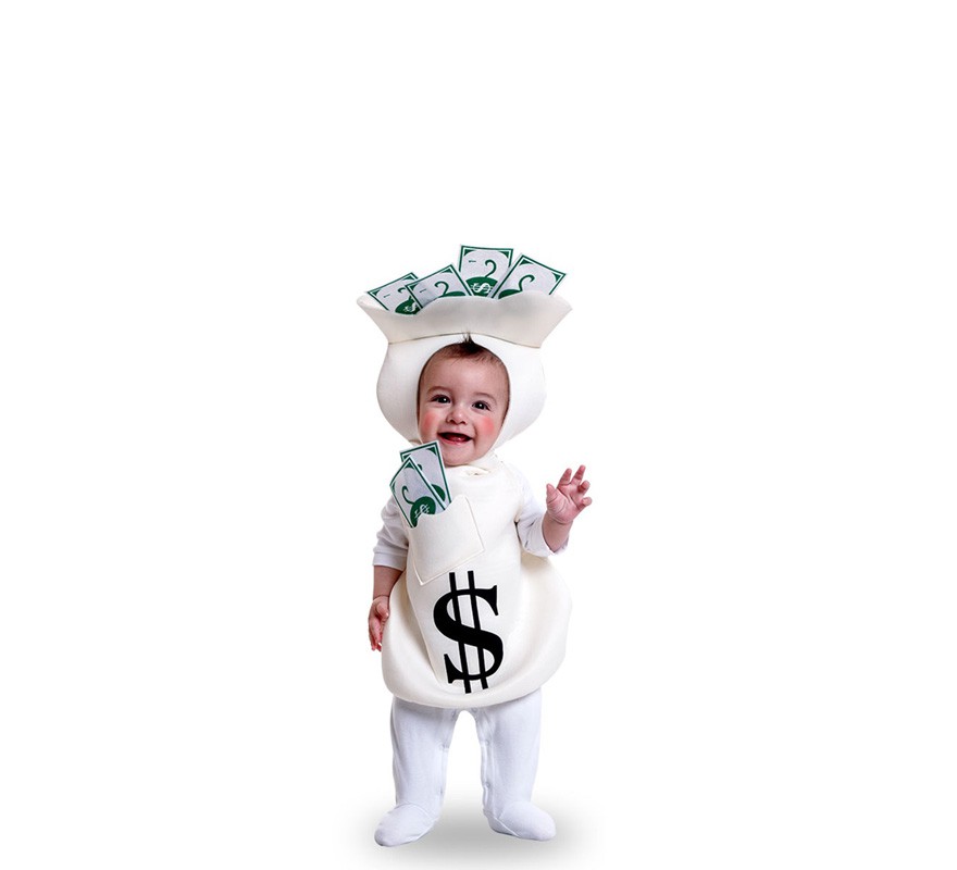 Disfraz de Saca de dinero para bebé