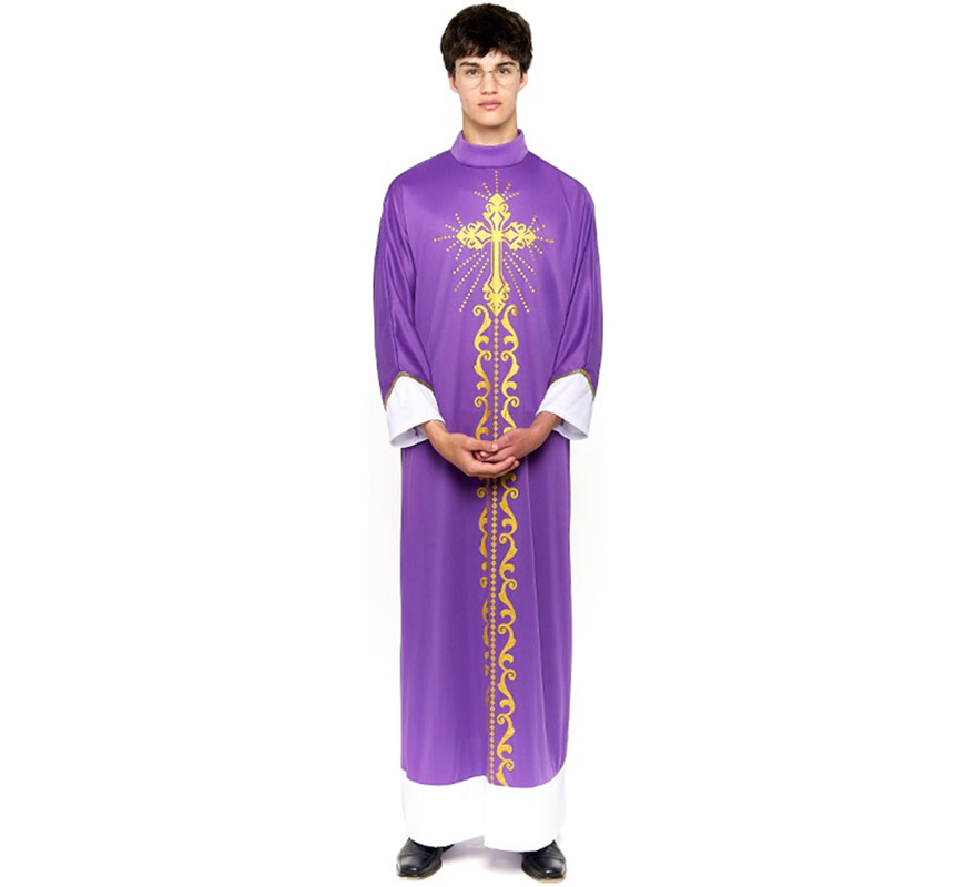 Disfraz de Sacerdote Religioso para hombre Disfraz de Sacerdote Religioso para hombre