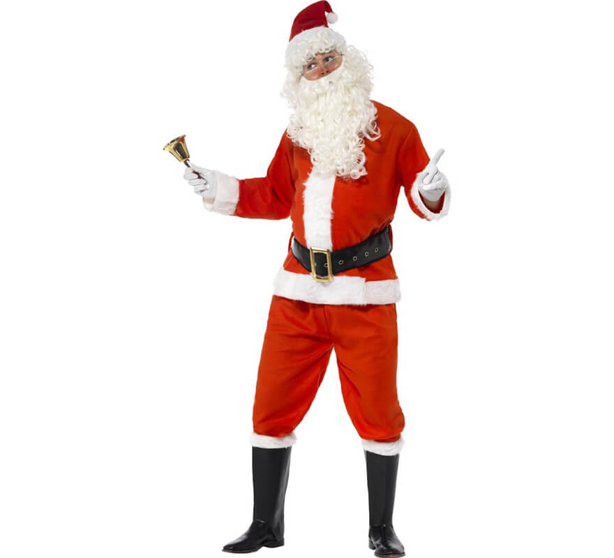sentido Anciano acortar Disfraz de Santa Claus para hombre