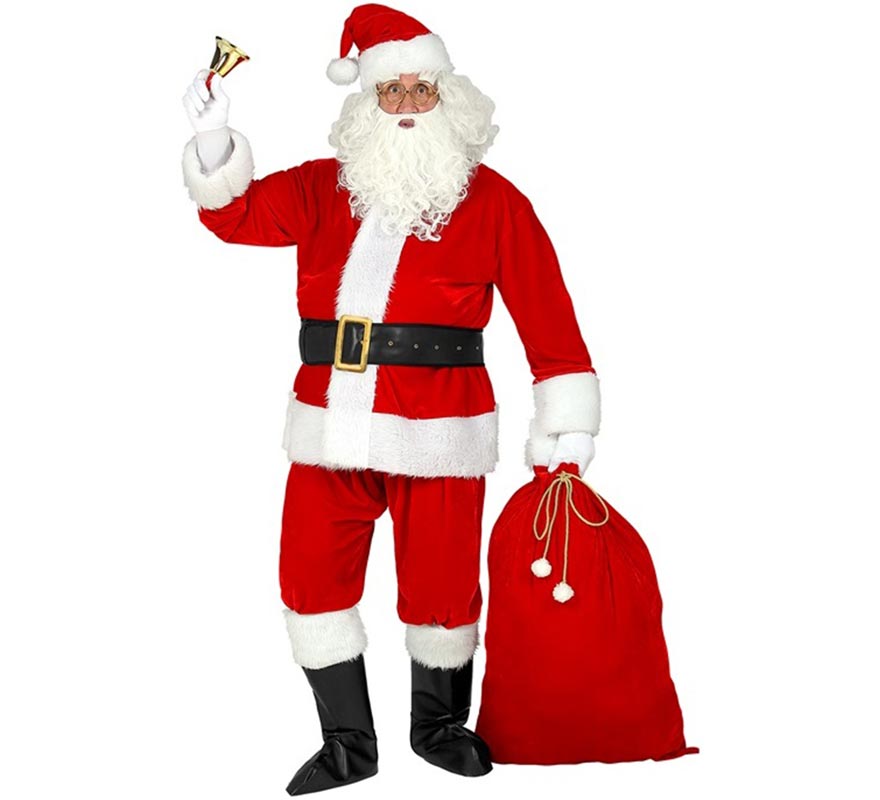 Fato profissional de Papai Noel para homens