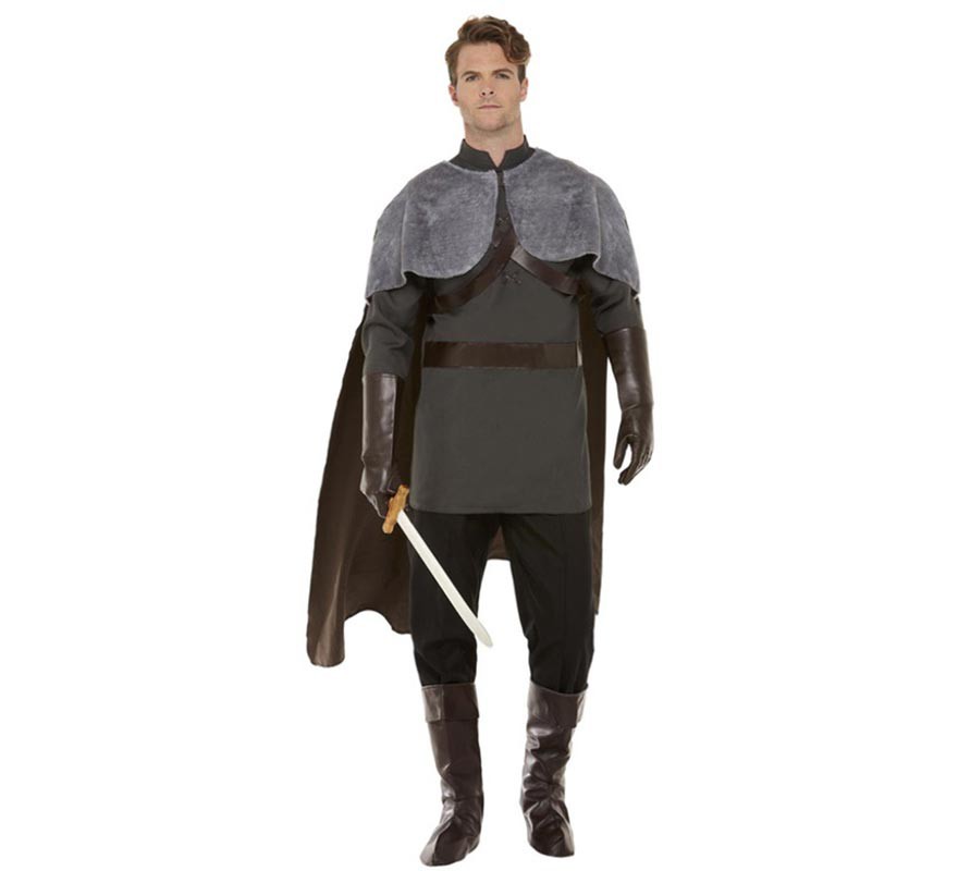 Deguisement Roi Medieval Gris Homme
