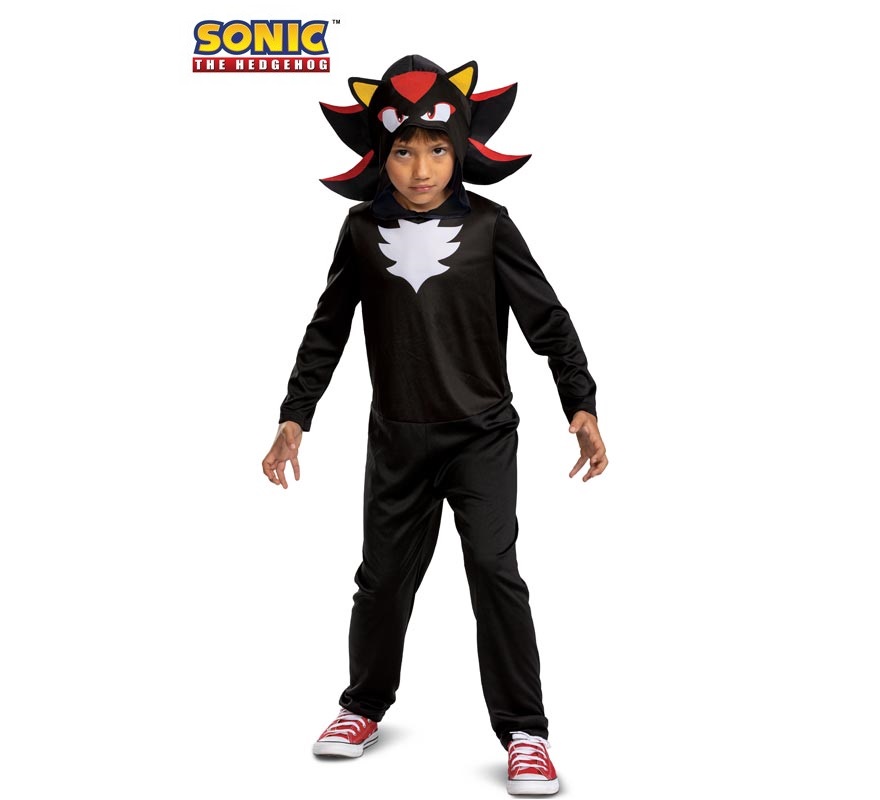 Fato de Shadow Fancy do Sonic the Hedgehog 3: O Filme para Crianças