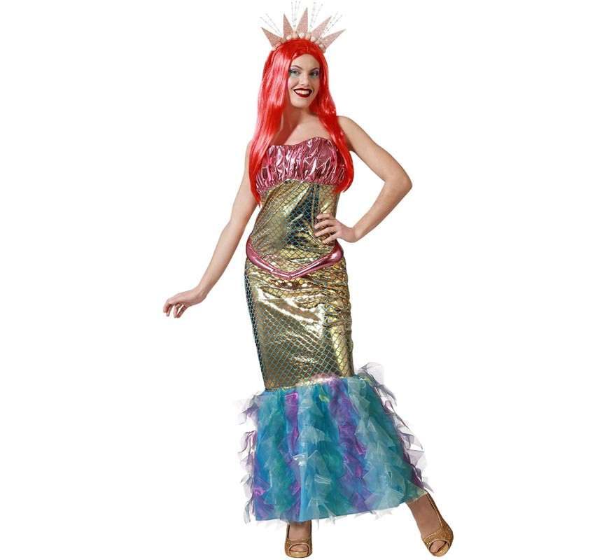 Multicolor Mermaid Costume for Women