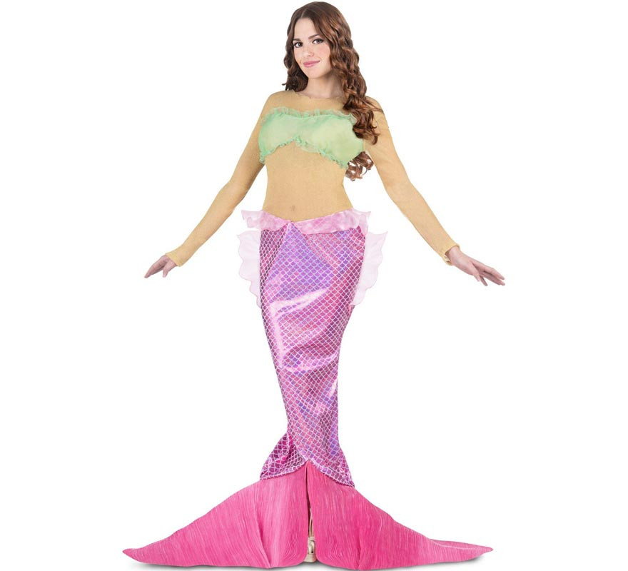 Pink Mermaid Costume with Tail for Women