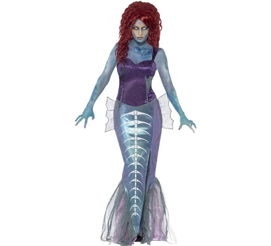 Disfraz de Sirena Zombie para mujer