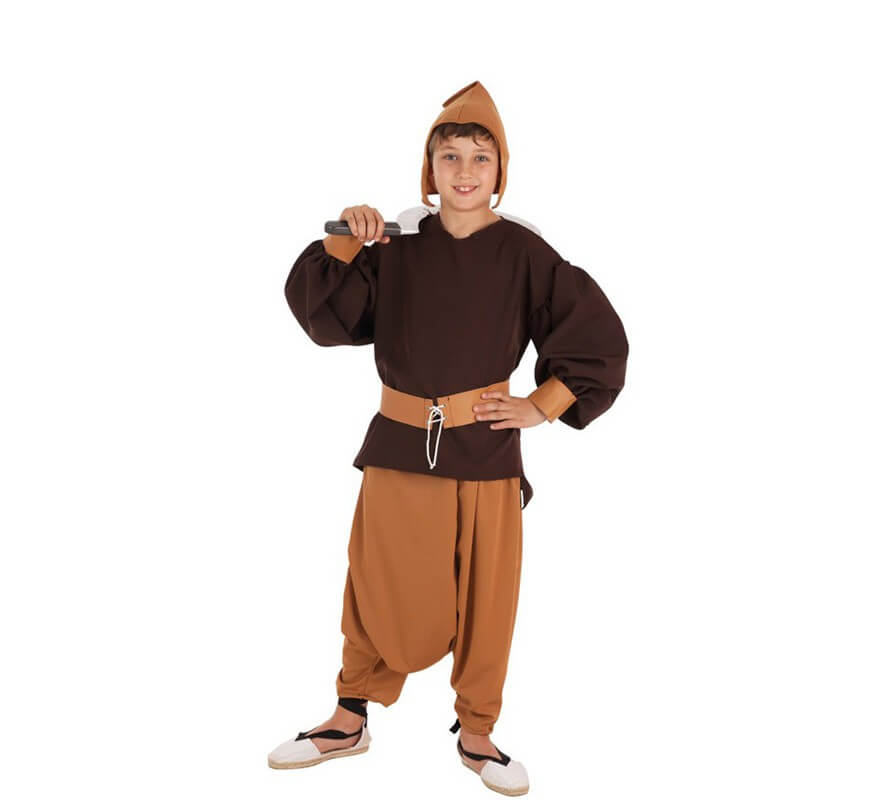 Disfraz de Sirviente Medieval para niño