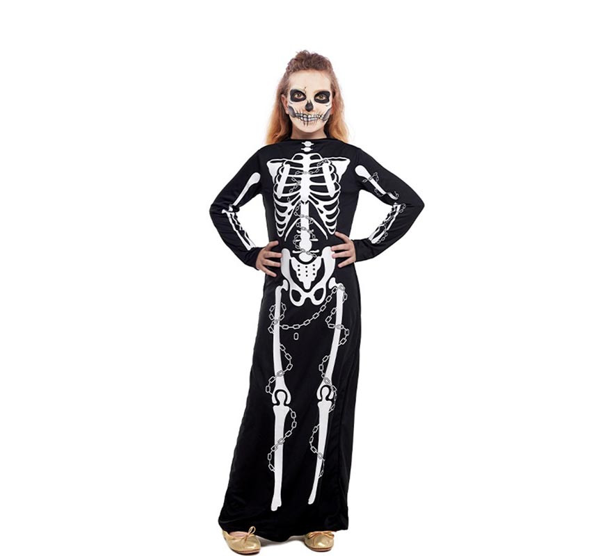 Skull Lady costume for girls