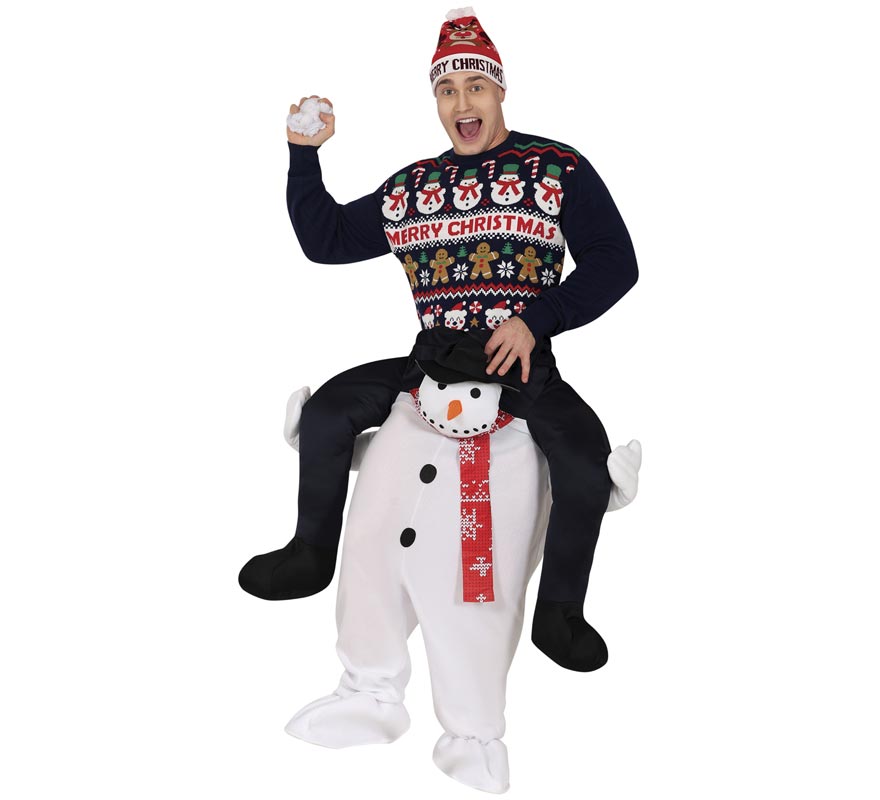 Snowman Riding Snowman Costume