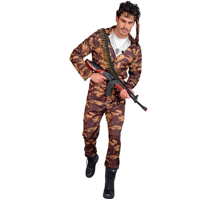 disfraz hombre militar