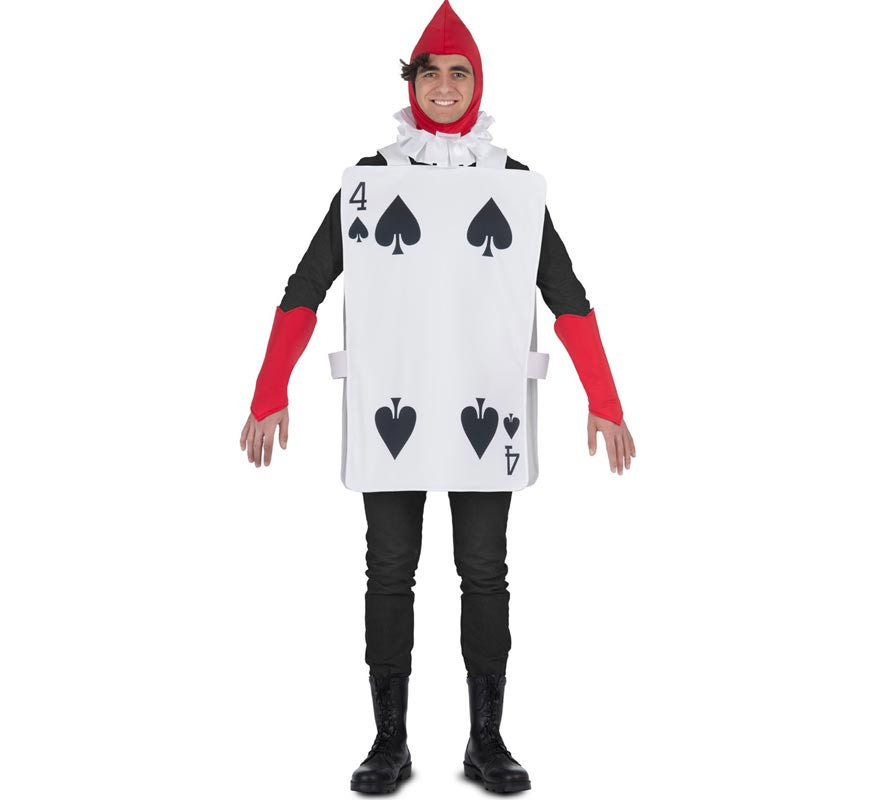 Men's Queen of Spades Card Soldier Costume