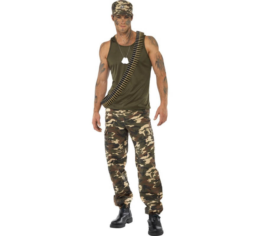 color//modelo surtido Disfraz de soldado para hombre