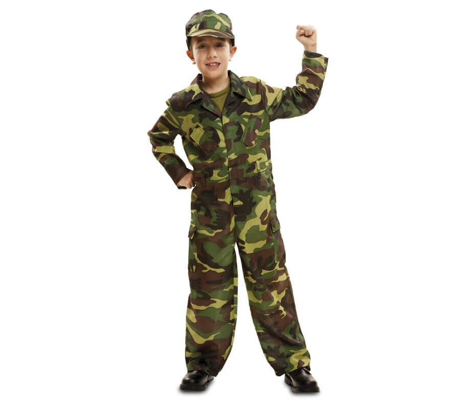 Disfraz de Soldado de Camuflaje para niño