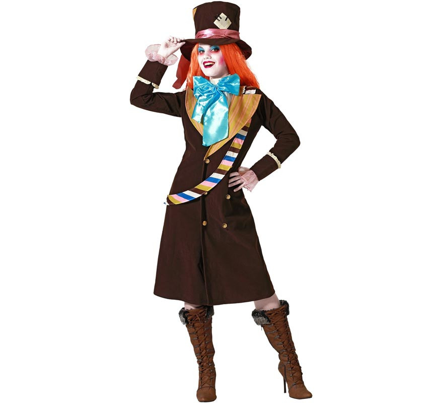 Brown Mad Hatter Costume for Women