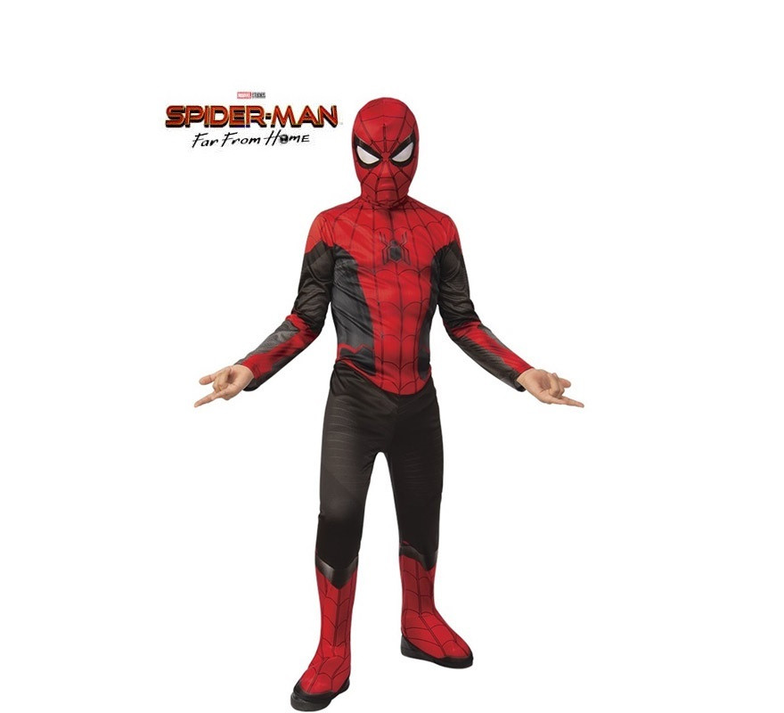 Anillo duro de ahora en adelante Disparidad Disfraz de Spiderman Deluxe para niño