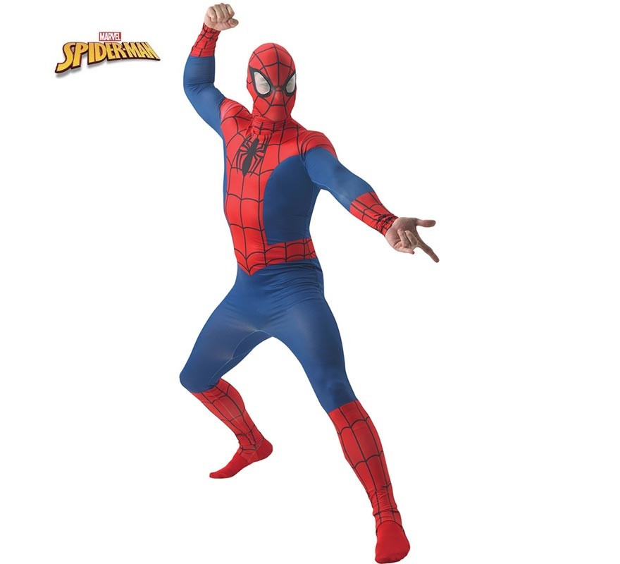 Deluxe Spiderman costume with mask for men