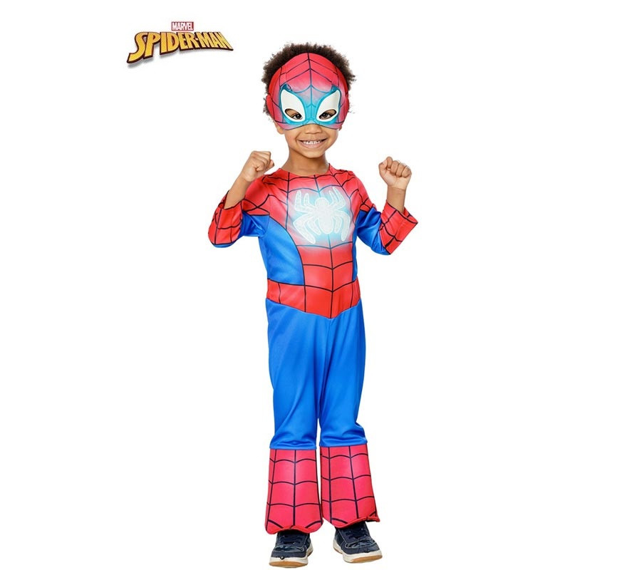 Spidey Gid Preschool Costume with Mask for Boys