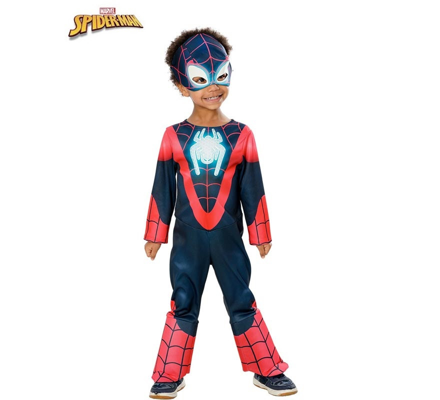 Spinn Gid Preschool Spiderman Costume with Mask for Boys