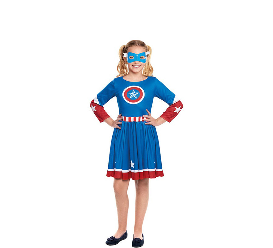 Disfraz de Animadora Americana para niña
