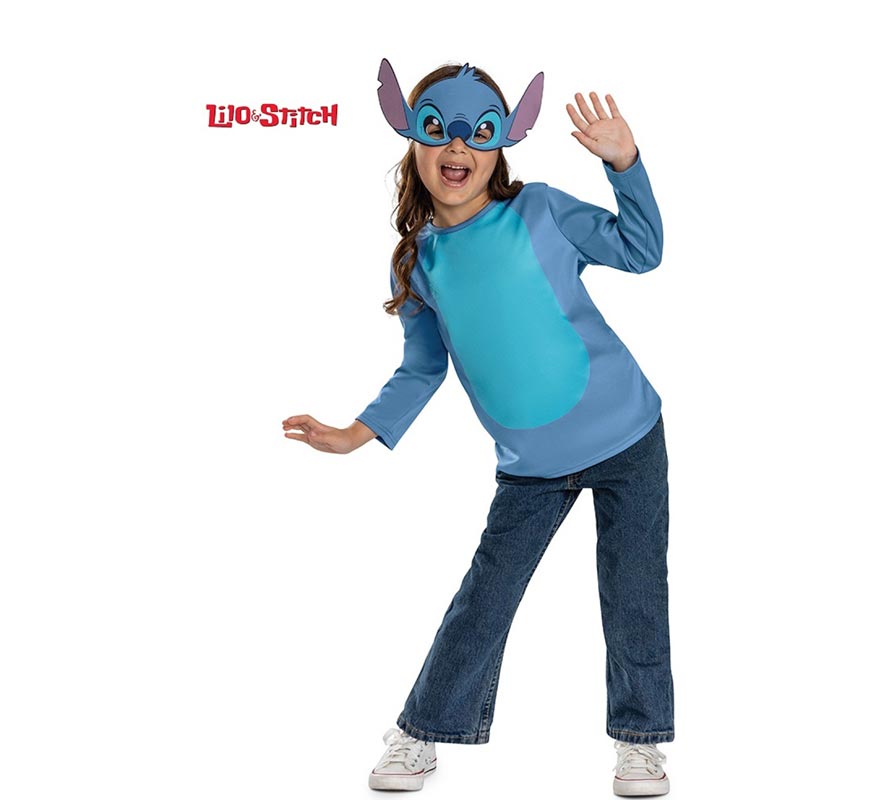 Costume Basic Stitch con maschera per bambina