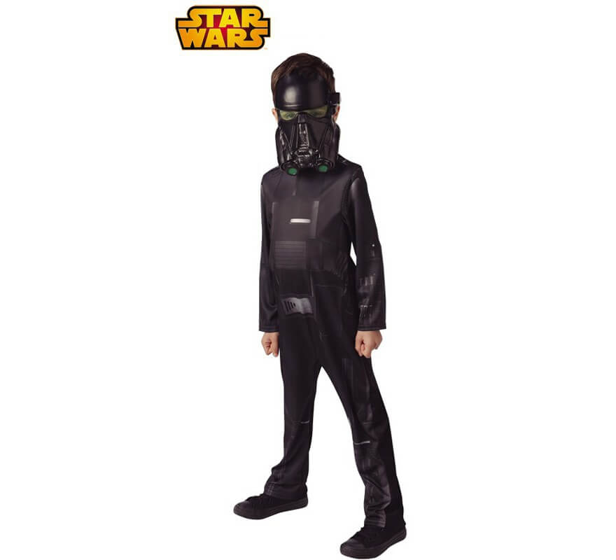 Disfraz de Death Trooper Negro Classic de Star Wars Rogue One para niño