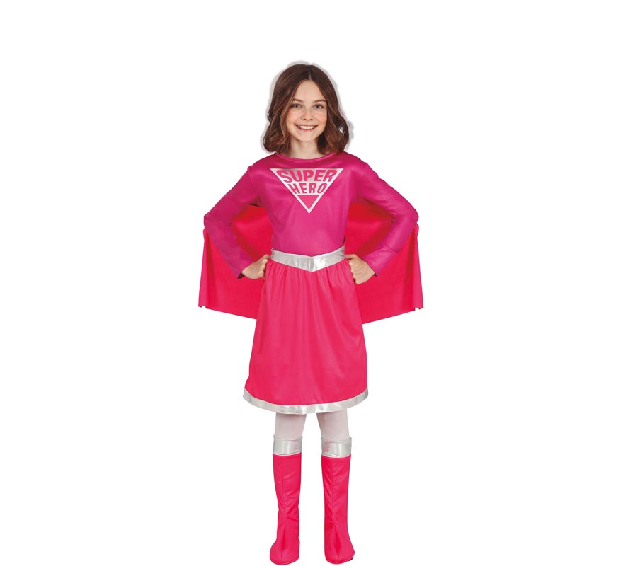 ALMACENES CASA ANGEL – Costume Supereroina Wonder Bambina (7-9 Anni) – Completo Con Gonna, Mantello E Accessori