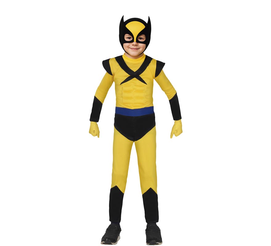 Yellow Super Wolf Costume for Boys