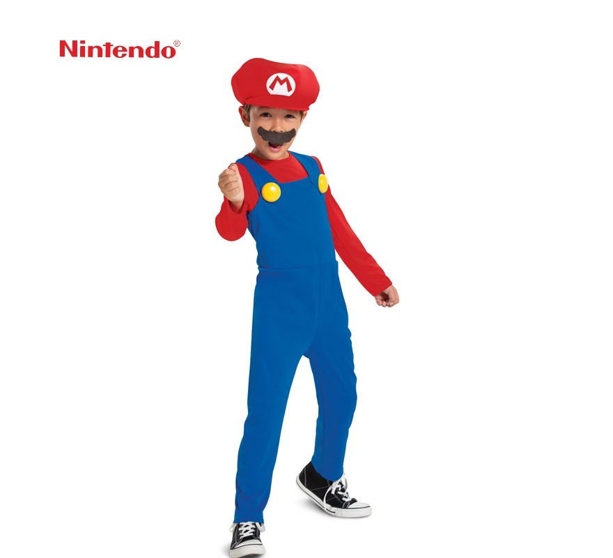 Disfraz de Super Mario Bros Mario para niños