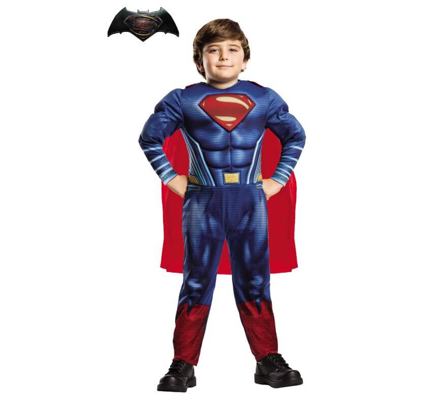 Disfraz de Superman musculoso BvS en caja para niño