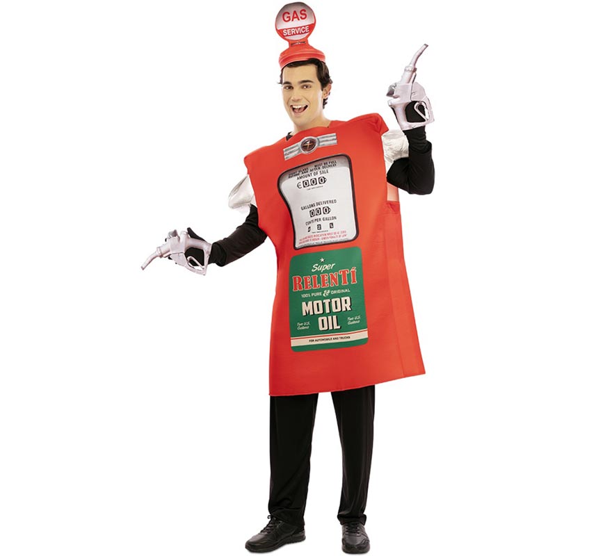 Fato de bomba de gasolina masculina