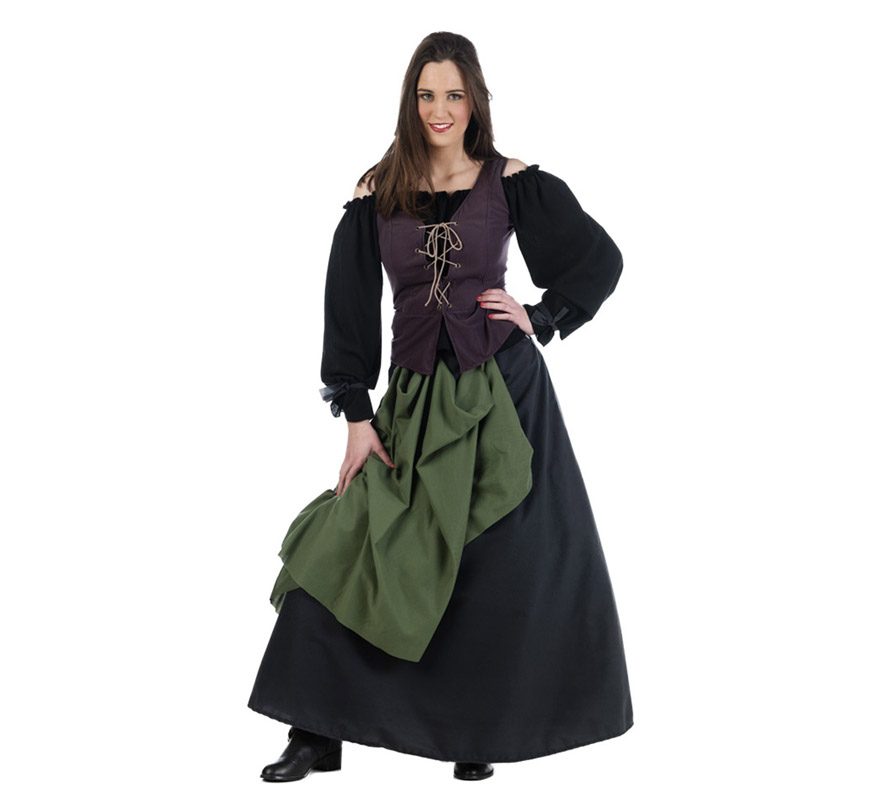 Disfraz de Tabernera Medieval para mujer